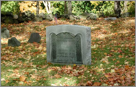 Old Burial Hill in Autumn.