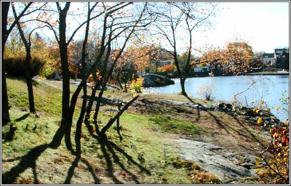 Old Burial Hill in Autumn.