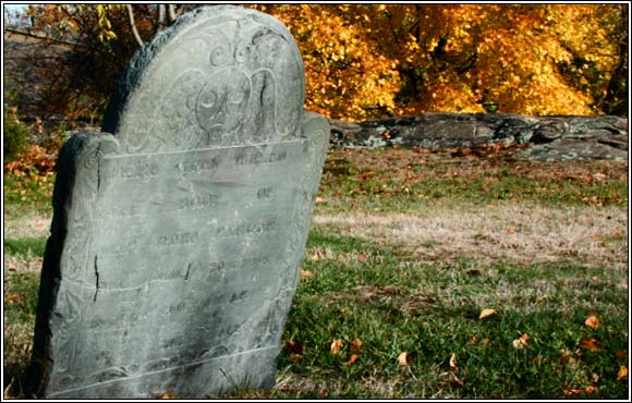 Old Burial Hill in Autumn.