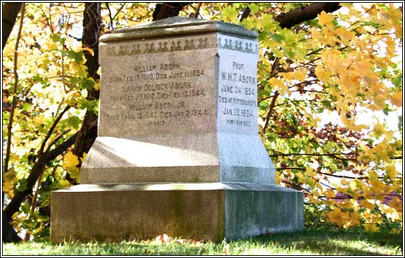 Old Burial Hill in Autumn.