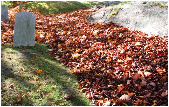 Old Burial Hill in Autumn.