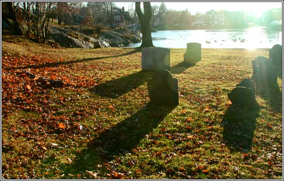 Old Burial Hill in Autumn.