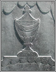 Headstone for Mrs. Eleanor Martin.