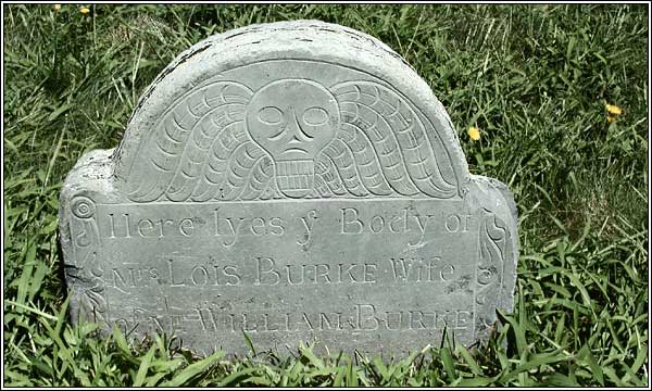 Lois Burke headstone.