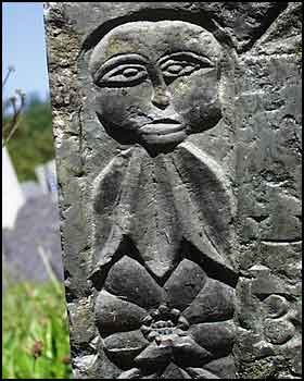 Elizabeth Goodwin Headstone Detail.