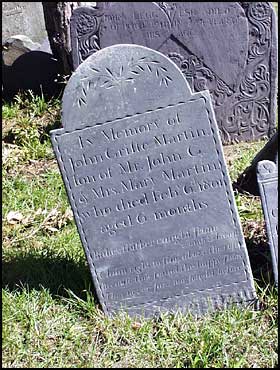 Headstone for John Griste Martin (1801)