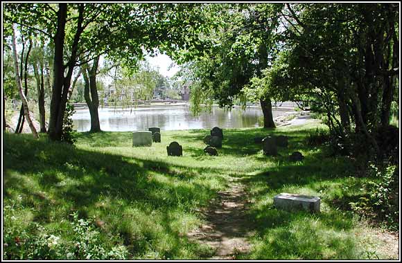 View to cluster by Redd's Pond.