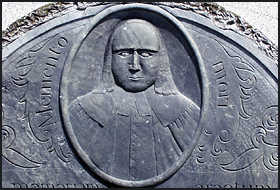 Rev. William Whitwell (1781): detail.