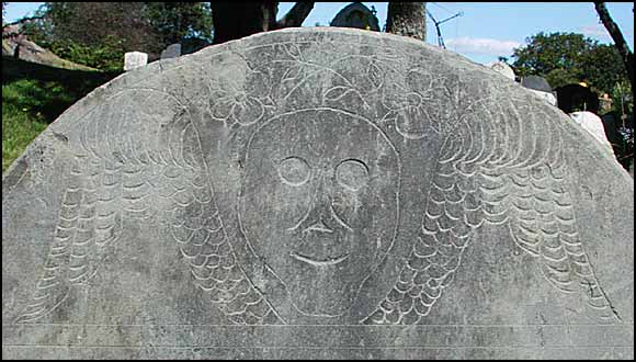 Headstone for the four Stivens children.