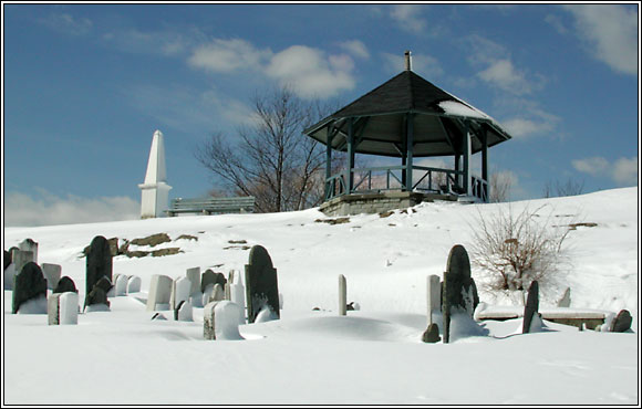 Redd's Pond in Winter.