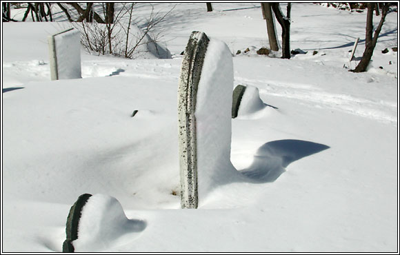 Redd's Pond in Winter.